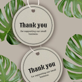  Retro Typografie Business Dank u Label