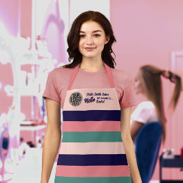 Retro Typografie Cool Business Logo Schort