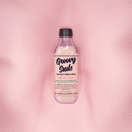 Retro typografie Cool productlabel voor bedrijven Wijn Etiket