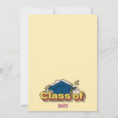 Retro Typografie Geel Afstuderen Kleurrijke Partij Kaart (Voorkant)