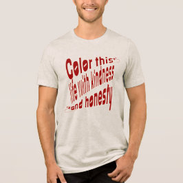 Retro Typografie Inspirerend Tri-Blend Shirt