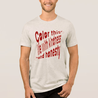 Retro Typografie Inspirerend Tri-Blend Shirt