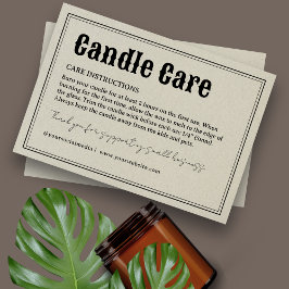  Retro Typografie-kaarskaart Bedankkaart