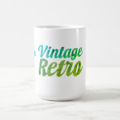 Retro Typografie Ontwerp - Koffiemok (Center)