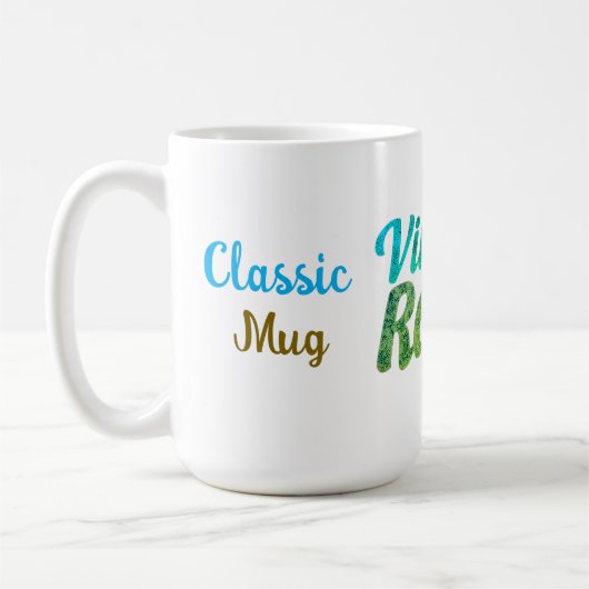 Retro Typografie Ontwerp - Koffiemok (Links)
