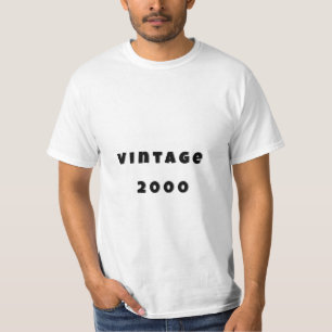 Retro typografie uit 2000 t-shirt