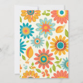 Retro Typografie Zomer Zon Bruiloft Save The Date (Achterkant)