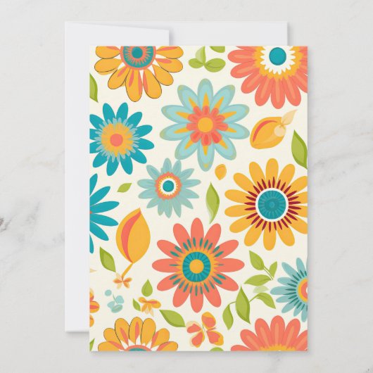 Retro Typografie Zomer Zon Bruiloft Save The Date (Achterkant)