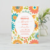 Retro Typografie Zomer Zon Vrijgezellenfeest Kaart (Staand voorkant)