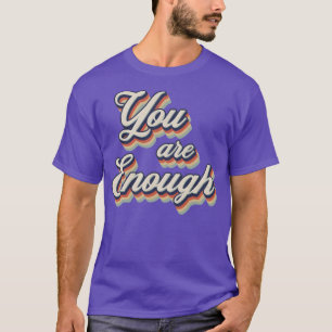 Retro U bent voldoende T-shirt