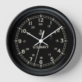 Retro U.S. NAVY Clock imitation (Voorkant)