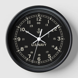 Retro U.S. NAVY Clock imitation
