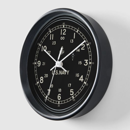 Retro U.S. NAVY Clock imitation (Hoek)