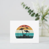 Retro UFO Attack Sunset - Cool  Vliegende Sauc (Staand voorkant)