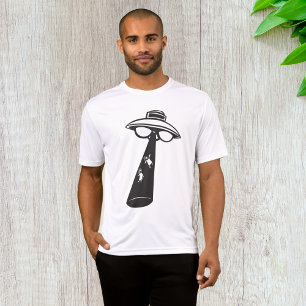 Retro UFO Ontvoering Grafische Alien Sci-Fi T-shirt