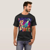 Retro UFO Pin-Up T-shirt (Voorkant volledig)
