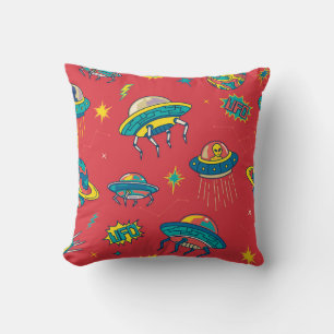 Retro UFO Space Invaders Kussen