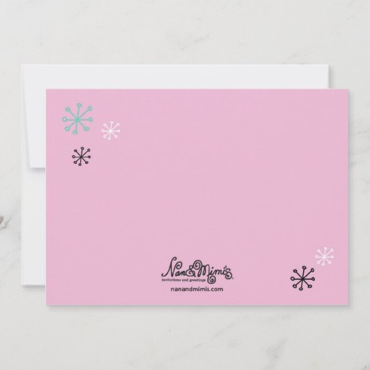 Retro Uitnodiging 1950 (Achterkant)