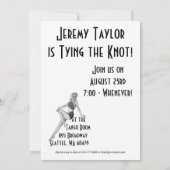 Retro Uitnodigingen Voor Verlovingsfeest (Achterkant)