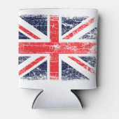 Retro UK Union Jack Flag Blikjeskoeler (Voorkant)