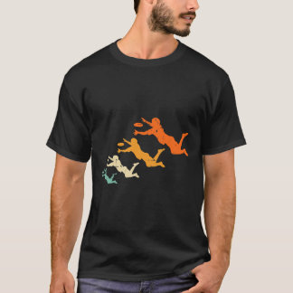 Retro Ultimate Frisbee Player Disk Ultimat T-shirt