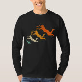 Retro Ultimate Frisbee Player  Disk Ultimat T-shirt (Voorkant)