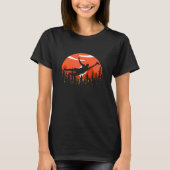 Retro Ultimate Frisbee Player Mannen Vrouwen Fl T-shirt (Voorkant)