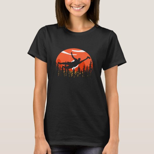 Retro Ultimate Frisbee Player Mannen Vrouwen  Fl T-shirt (Voorkant)
