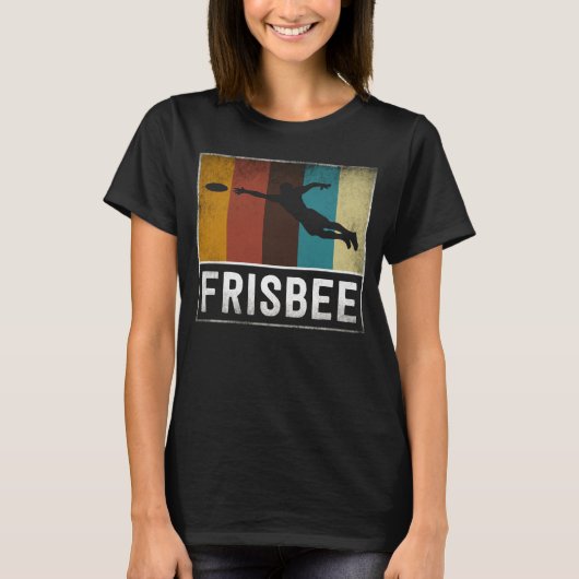 Retro Ultimate Frisbee T-shirt (Voorkant)