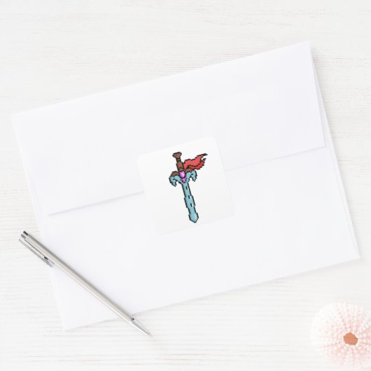 Retro Ultimate Zwaard Sticker (Envelop)
