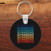 Retro Ultrasound Technologist  Sleutelhanger (Voorkant)
