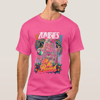Retro Undead Horror - Vrouw Zombie Waterbal - Su T-shirt