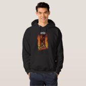 Retro Undead Horror  Zombies at the Beach  Sun  Su Hoodie (Voorkant volledig)
