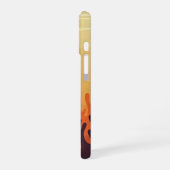 Retro Underwater Bubbles iPhone 16 Hoesje (Linkerkant)