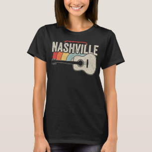 Retro Unieke Country Music Nashville Muzikant Gui T-shirt