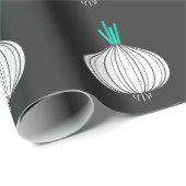 Retro Union Funny Vegetables Graphic Cadeaupapier (Rol Hoek)