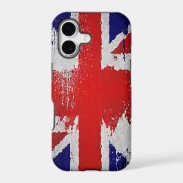 Retro Union Jack iPhone Hoesje, Vintage Britse Vla
