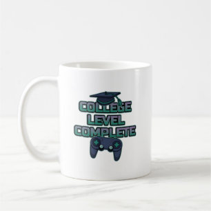 Retro Universiteit Niveau Compleet Gamer Afstudere Koffiemok