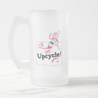 Retro upcycle matglas bierpul