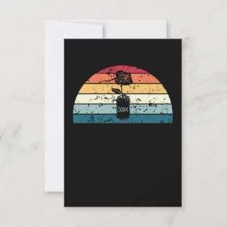 Retro Upcycling Sunset upcycle Sunrise Bedankkaart