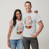 Retro Upper Tampa Fietsroute T-shirt (Unisex)