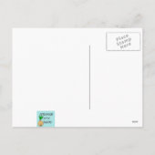 Retro Urban Christmas Couple Briefkaart (Achterkant)