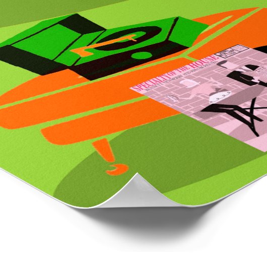 Retro Urban Couple Poster (Hoek)