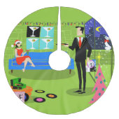 Retro Urban-kerstkerstkerstboomrok Kerstboom Rok (Voorkant)