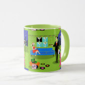 Retro Urban Mok kerstparen (Voorkant rechts)