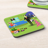 Retro Urban - Onderzetters voor kerstparken (Linkerzijde)