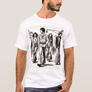 Retro Urban Stroll T-shirt