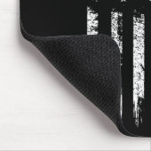 Retro Us Flag Acoustic Guitar Distressed Patriotic Muismat (Hoek)