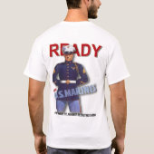 Retro US Marines T-Shirt - White (Achterkant)