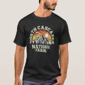 Retro US Washington 1968 North Cascades National P T-shirt (Voorkant)